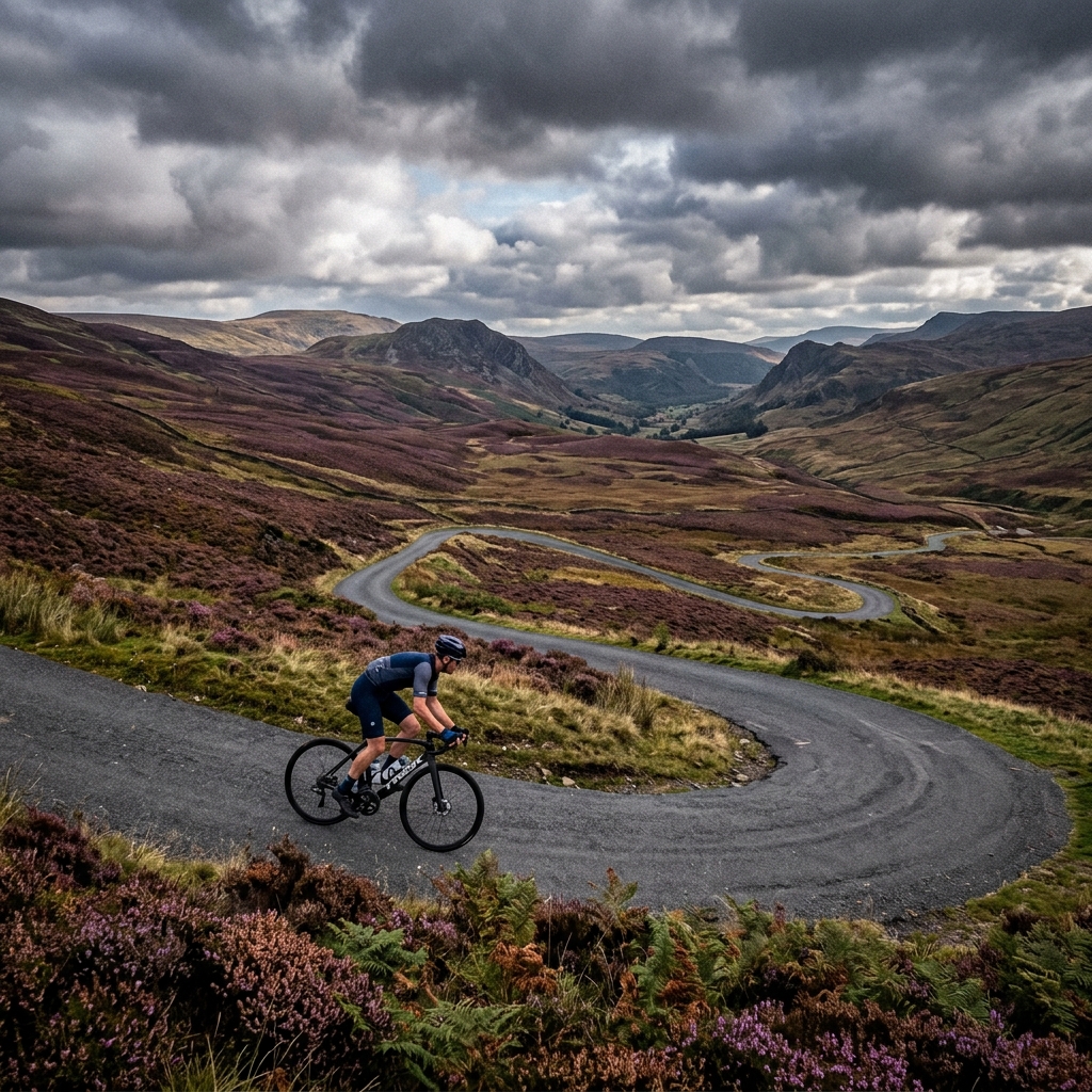 Cycling Grinton Moor